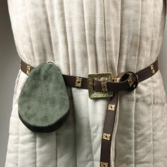 Peasants Greed Suede Coin Pouch