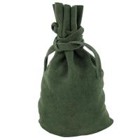 IN6729G - Renaissance Drawstring Master Artisan Suede Bag