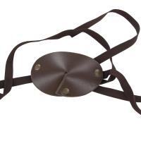 IN6811BR - Pirate Handmade Leather Old Salt Eye Patch