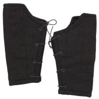 IN7206BK - Medieval Padded Cloth Bracers Black