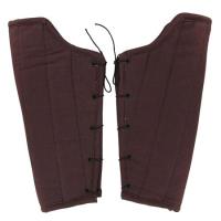 IN7206BR - Medieval Padded Cloth Bracers Brown