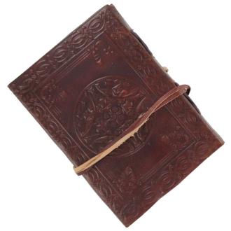 Celtic Cross Angelic Handmade Leather Diary