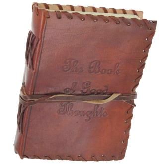 The Book of Good Thoughts Leather Bound Journal