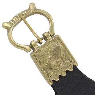 Crown of Glory Medieval Brass Buckle