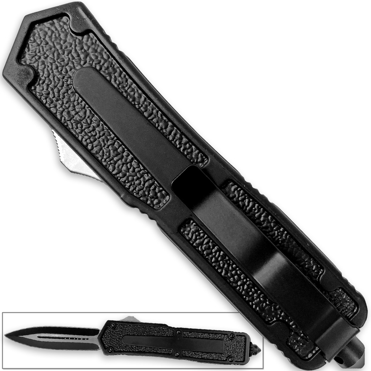 Vigorator Spear Point OTF Switchblade Knife Out The Front Assisted Open