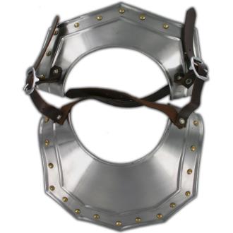 Renaissance Armor Gorget Neck Plate 18 Gauge Steel