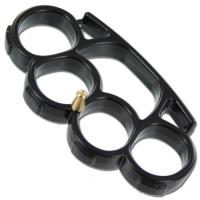 P490BK - Iron Fist Knuckleduster Paperweight Buckle Black P490BK  - Swords Knives and Daggers Miscellaneous