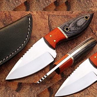Custom Made J2 German Steel Full Tang Skinner Knife