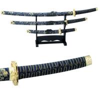 JL-021BL4 - 3 Piece Samurai Sword Set JL-021BL4 by SKD Exclusive Collection