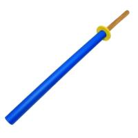 KX-001BL - Blue Hard Wood Grip Foam Padded Training Practice