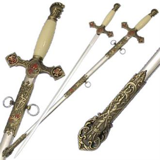 Knights of Saint John Ivory Sword SW1181-360 - Swords