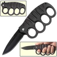 TD423 - Knuckle Spring Assisted Trench Knife TD423 Spring Assisted Knives