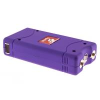 L100-PR - Purple Max Power 10 Million Volt Stun Gun Rechargeable LED Light Self Defense