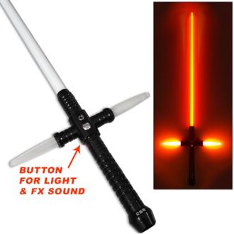 Kylo Ren SFX Lightsaber 1:1 Rare Star Wars Rechargeable Metal Base with Sound