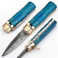 LV7BL - Automatic Lever Lock Blue Light Knife