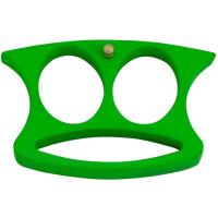 KN-95-GN - Lil Buddy Mini Double Finger Belt Buckle Paper Weight Toxic Green