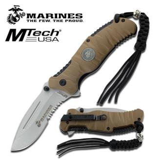 U.S. Marines by MTech USA Knife Spring Assisted