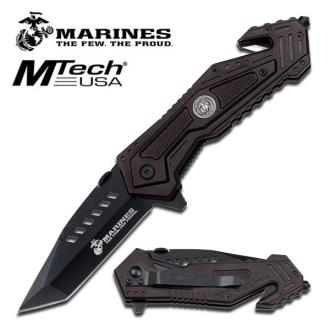 U.S. Marines by MTech USA M-A1033BK Spring Assisted Knife