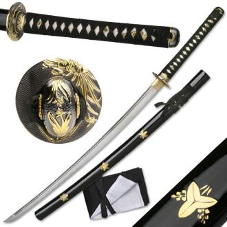 Ten Ryu Katana High End Samurai Sword Hand Forged with Japanese Maru Technique 2