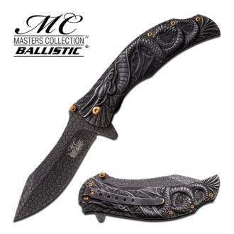 Mtech Dragon Fury Assisted Opening Folding Pocket Knife Black