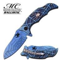 MC-A018BL - Spider Collection Spring Assisted Knife Blue