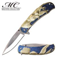 MC-A055BL - MASTERS COLLECTION  EAGLE SPRING ASSISTED KNIFE