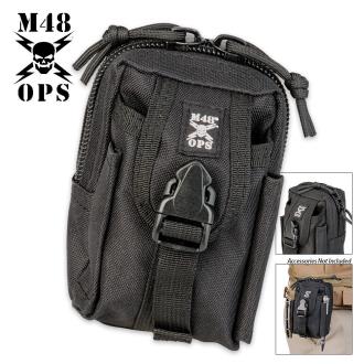 M48 OPS Tactical Belt Pouch - Black