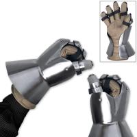 MH-351 - Churberg Hourglass 14th Century Armor Gauntlets Functional 18 Gauge Carbon Steel