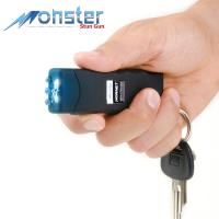 MH6000BK - Mini Keychain Stun Gun LED Flashlight HORNET 6 Million Volt Black Rechargeable