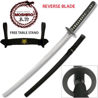 MOSHIRO Rurouni Kenshin Himura's Reverse Blade Katana with /Free Stand
