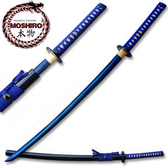 Moshiro 1045 High Carbon Steel Blue Blade Katana