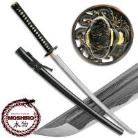 MS-401 - Moshiro Folded Steel Samurai Sword 1000 Layers Dragon