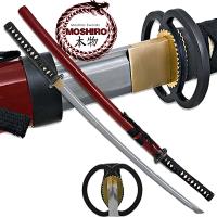 MS-676BD - Moshiro- Practical Daimyo Samurai Sword Full Tang Red