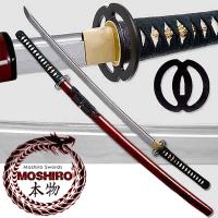 MS-783RD - Moshiro - 1060 Carbon Steel - Best Miyamoto Sword Red