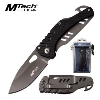 Mtech USA MT-1015GY Folding Knife with Waterproof Case