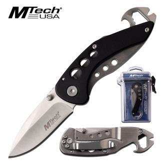 Mtech USA MT-1016BK Folding Knife with Waterproof Case