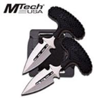 MT-20-46BK - Mtech USA MT-20-46BK Fixed Blade Knife 2pc.