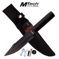 MT-20-68BK - MTech USA MT-20-68BK FIXED BLADE KNIFE 9&quot; OVERALL
