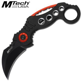 Karambit Knife MT-529BK by MTech USA