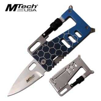 Mt-989bl Mtech Usa Folding Knife 3.25 Closed