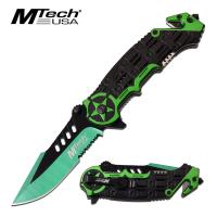 MT-A1008GN - MTECH USA MT-A1008GN SPRING ASSISTED KNIFE