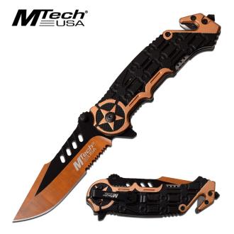 Mtech USA MT-A1008YL Spring Assisted Knife