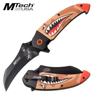 Mtech USA Spring Assisted Knife Shark Lady Luck