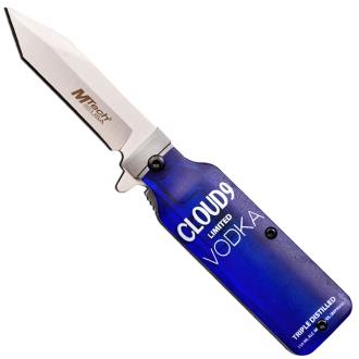 Bar Collection Vodka Bottle Design Spring Assisted Knife