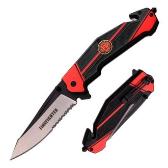 Mtech USA Fire Fighter Spring Assisted Rescue Knife