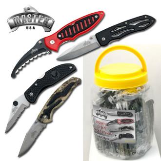 Assorted Knives In Pop Jar - MU-1115 by Master USA