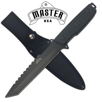 Master USA MU-1140BK Fixed Blade Knife 12" Overall