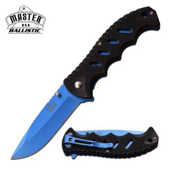Master USA MU-A046BL Spring Assisted Knife, 4.75" Closed