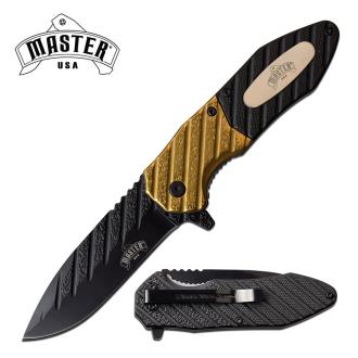 Master USA MU-A059GD Spring Assisted Knife