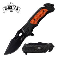 MU-A066OR GREAT VALUE KNIFE - MASTER USA MU-A066OR SPRING ASSISTED KNIFE